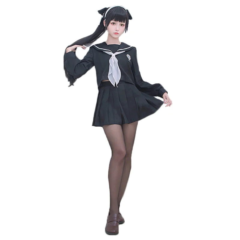 

Disfraz de Azur Lane para mujer, traje de Cosplay IJN Takao JK, disfraz de Azur Lane para Halloween, uniforme IJN Atago JK,