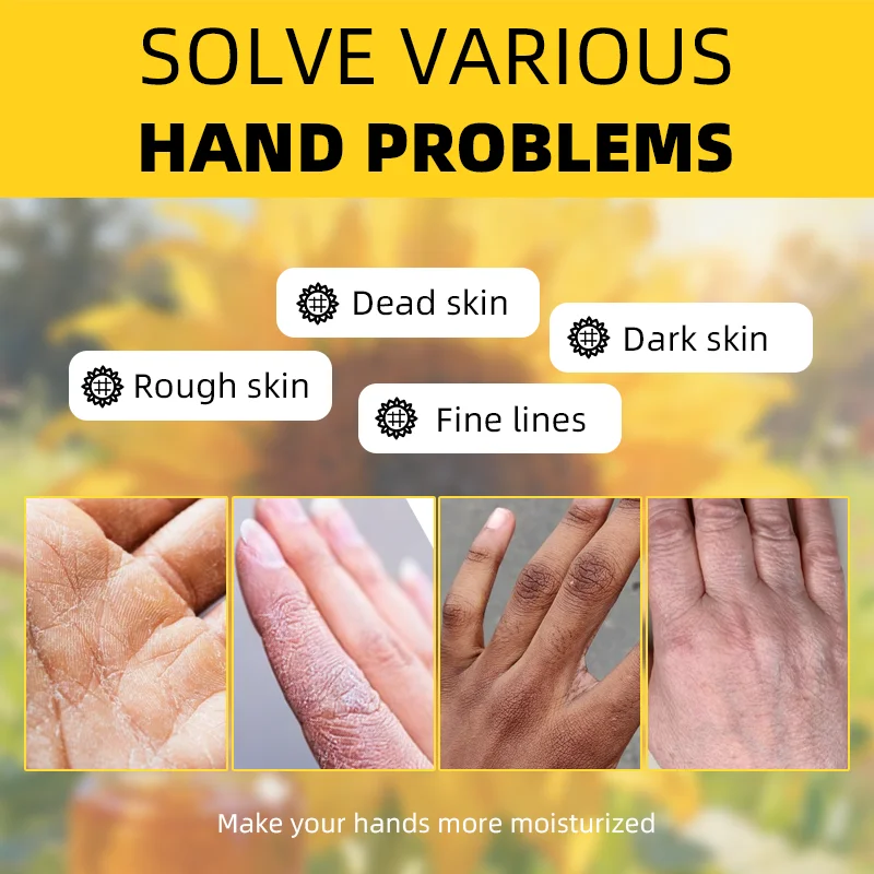 YUITIKUE سم النحل والحليب ترطيب قناع شمع اليدين / تفتيح / ثبات / مغذي للعناية بالبشرة