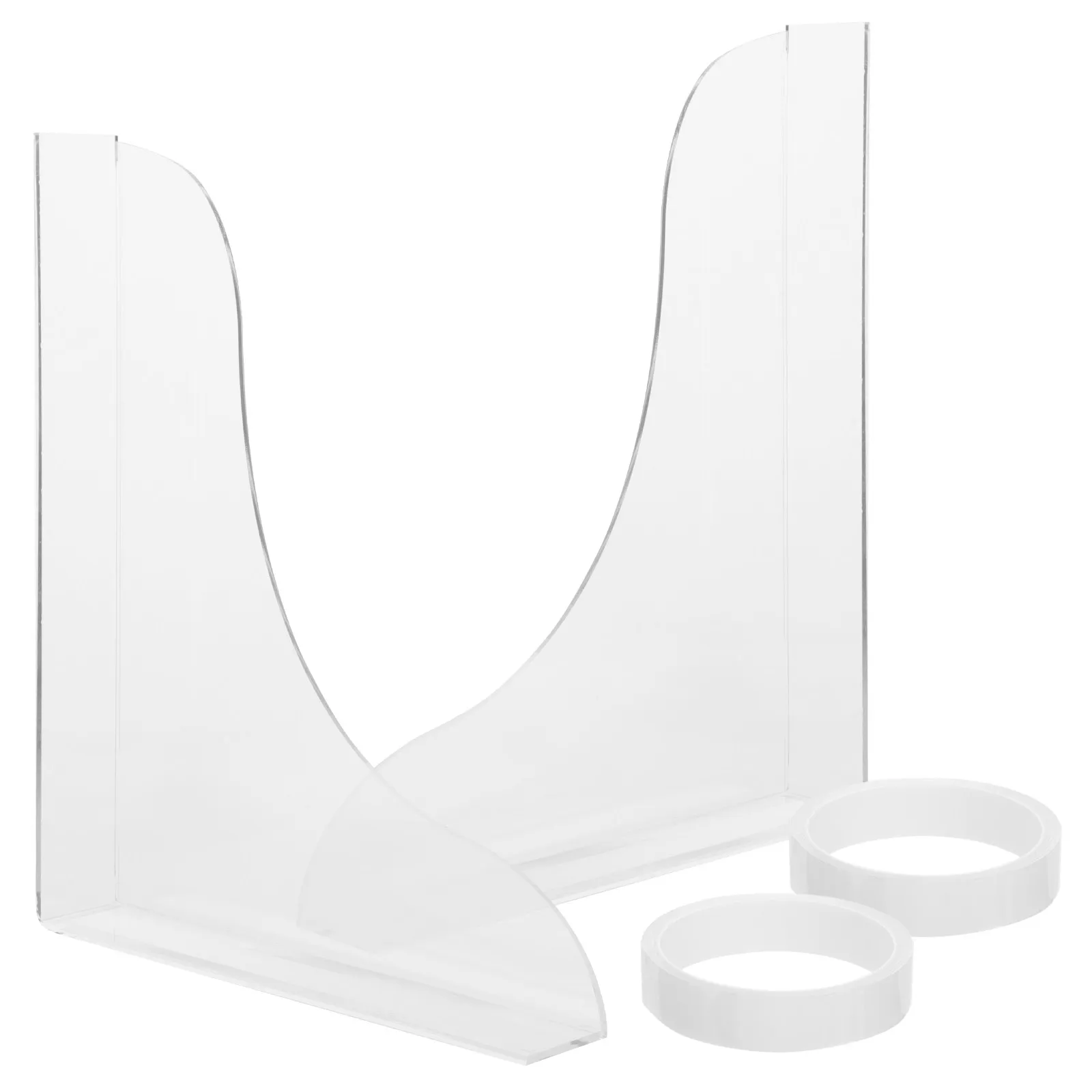 

2Pcs Tub Corner Splash Guard Modern Simple Structure Bathroom Sink Protection No Tools Required Bathroom Bathtub Splashing Guard