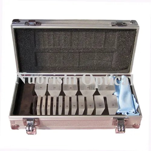 Imagen 2 del producto LS16-Juego de barras de prisma sueltas K9 de vidrio óptico para optometría oftálmica, caja de aluminio empaquetada