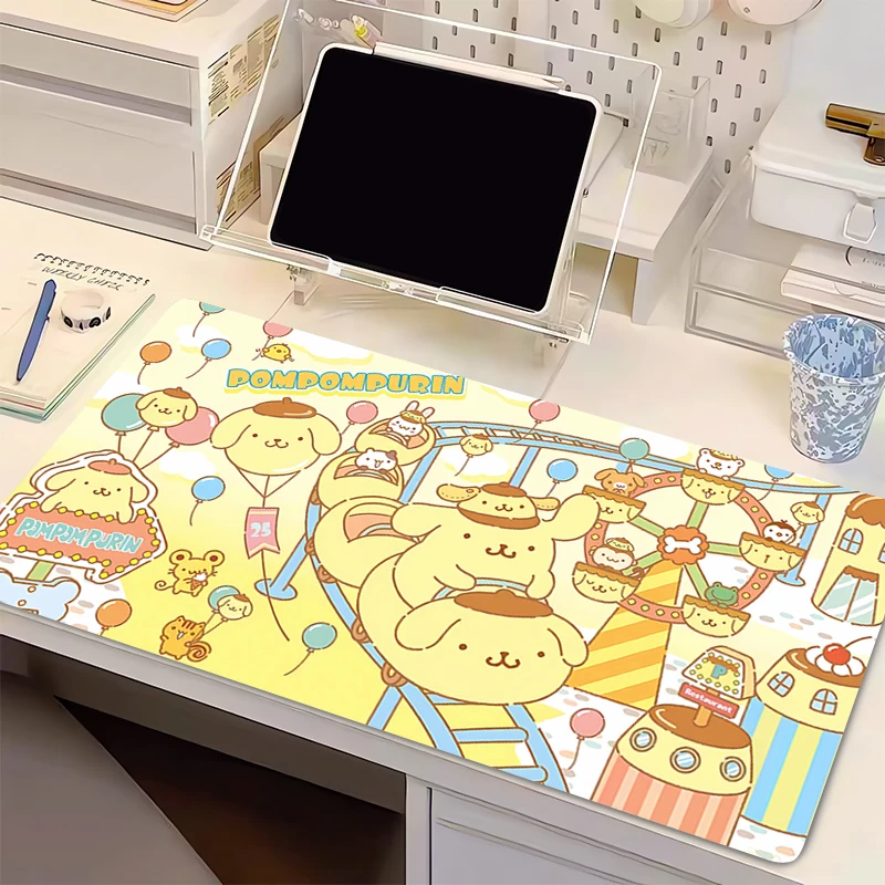 

Cartoon style mouse pad Pompompurin Computer Speed Type Varpet Mat E-sports Players Laptop Keyboard Pad Mousepad Office Desk Mat