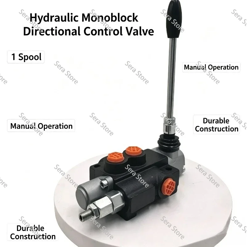 P40 Manual Hydraulic Monoblock Directional Control  Multi-way Spool Valve for Tractor Loader Agricultural Engineering Machinery