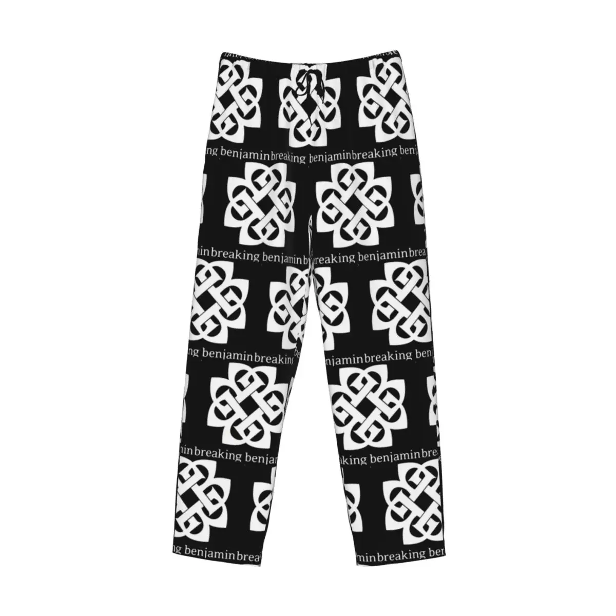 Custom Art - Breaking Benjamin Premium Pajama Pants Men Sleepwear Sleep Lounge Bottoms with Pockets