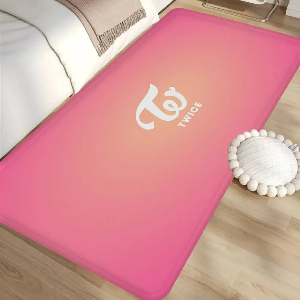 Kpop Group T-Twice Entrance Door Mat Nordic Style Bedroom Living Room Doormat Home Balcony Anti-Slip Modern Home Decor
