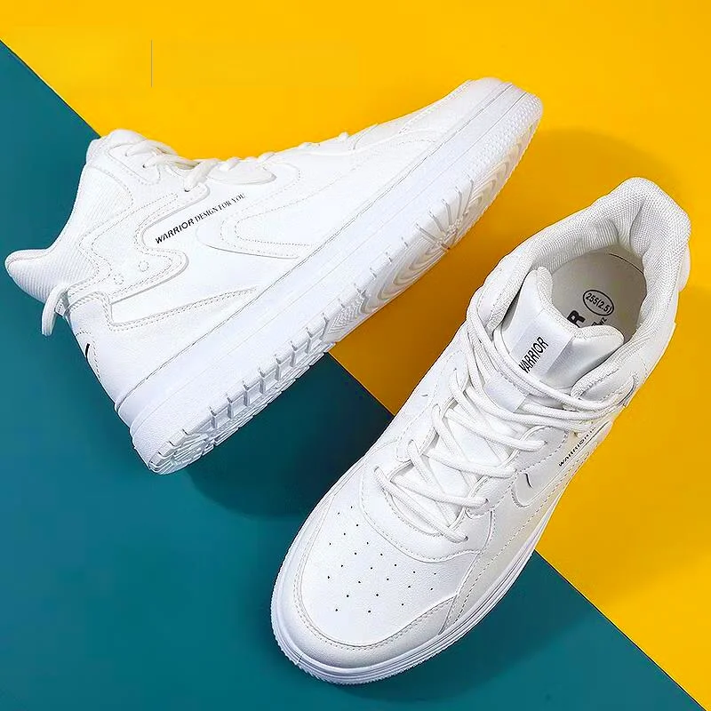 

Мужские повседневные спортивные кроссовки Warrior High Top Board, удобные, дышащие, с верхом из ткани и искусственной кожи, на плоской подошве.