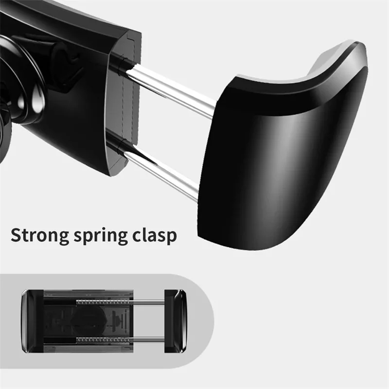 Mini Car Phone Holder Mobile Phone Clip Holder Stand Auto Air Vent Cell Phone Stand For iPhone Xiaomi Samsung Car Air Vent Mount