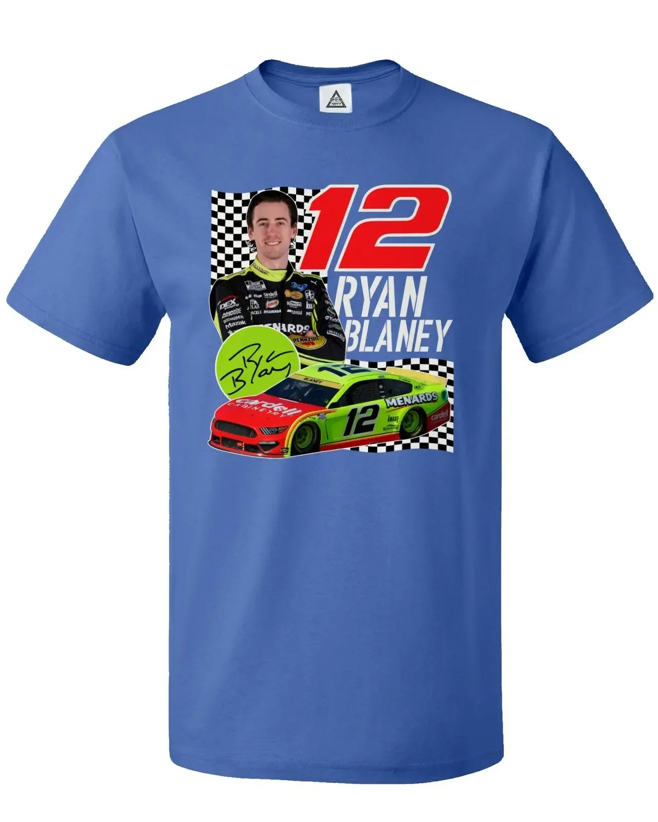 Race Car Driver Ryan 12 Sport Blaney Racing Fans Unisex Tee Tshirt