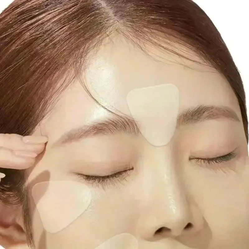 Forehead Nasolabial Fold Patch PE Material Forehead And Smile Patterns Transparent Invisible Nasolabial Fold Patch