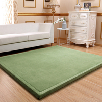 Thick 3cm tatami carpet coral fleece bedroom living room carpet bay window mat bedside children's room baby crawling home mats