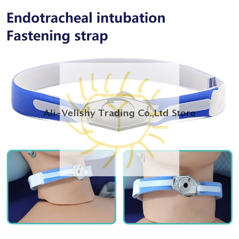 

Nude Neck Support Endotracheal Tube Fixation Tracheostomy Strap Holder Adjustable Elastic Medical Tracheal Supplies