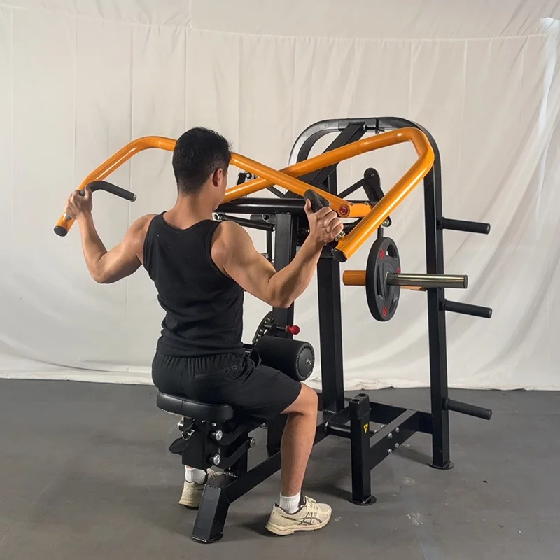 

Shizhuo High Quality Bodybuilding Sports Equipment Plate Loaded Super Lat Pulldown Machine for Sale