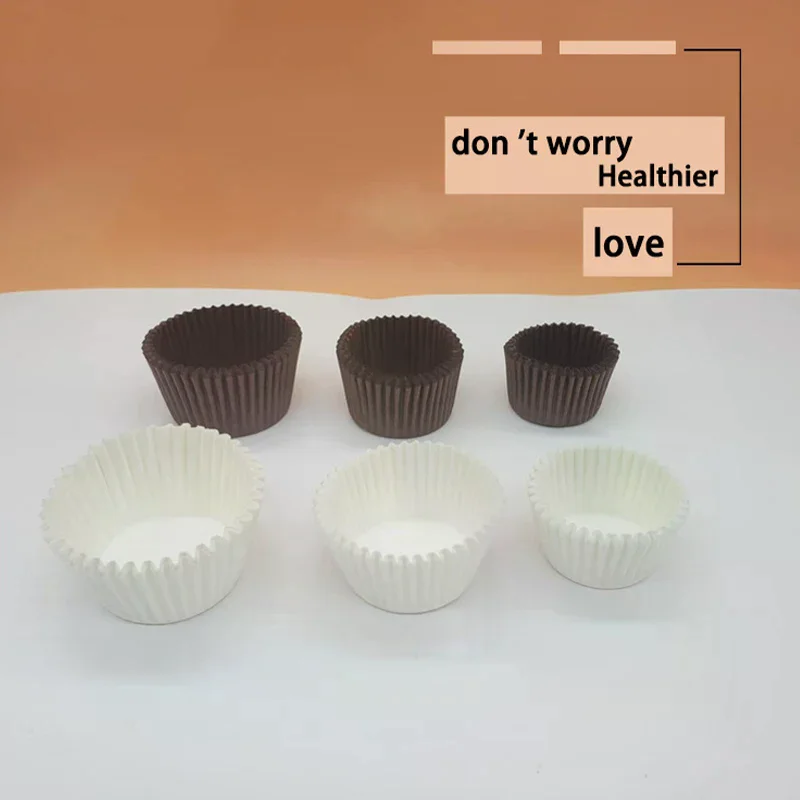 Cake Paper Cups (100 Pieces Per Pack) And High-Temperature Resistant Baking Chocolate Paper Cups Bread