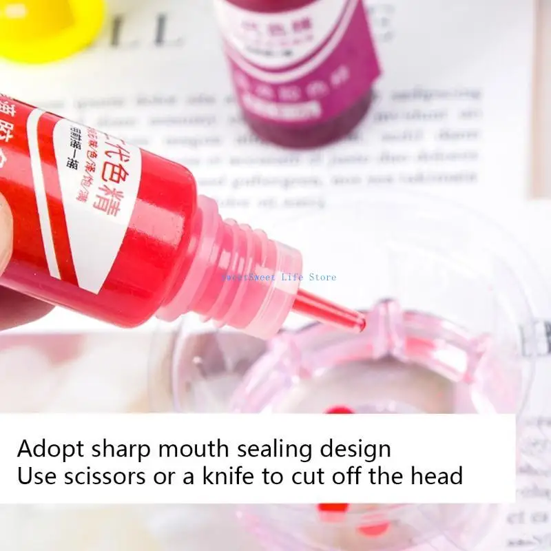 D5QB الأشعة فوق البنفسجية الراتنج صبغ نشر السائل الراتنج تلوين الفن الحبر الكحول الراتنج الصباغ عدة #2