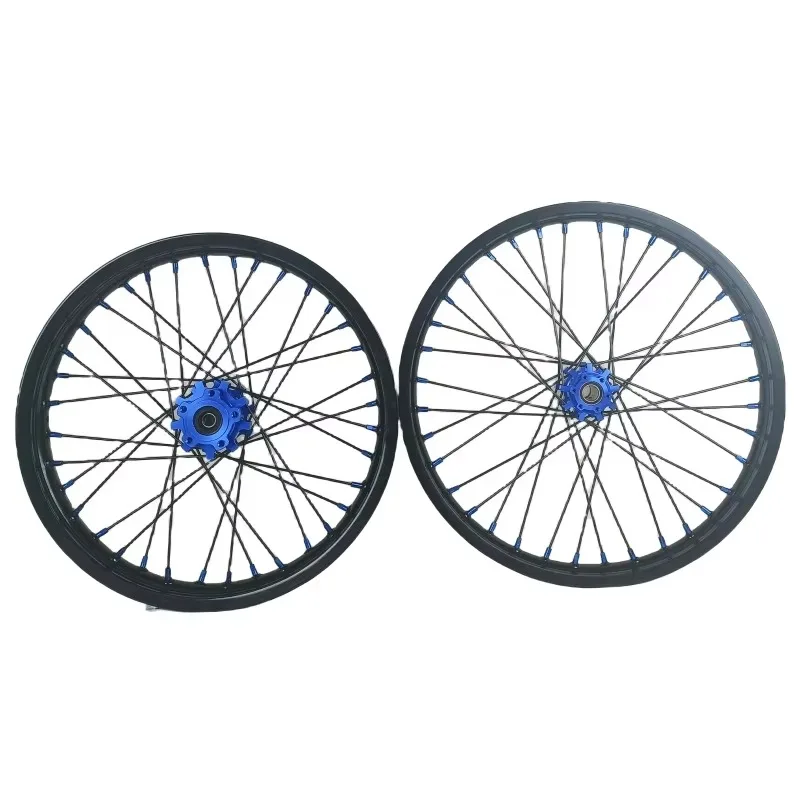 مجموعة عجلات Ebike مناسبة لـ Surron Light Bee 19*1.6 16*1.85 21*1.6 18*2.15 جنوط ومحاور من سبائك الألومنيوم عالية الجودة