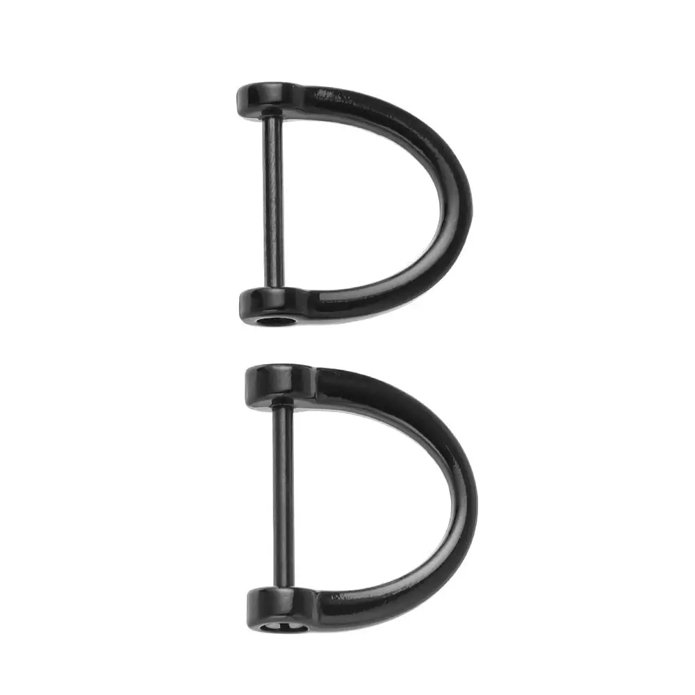 DIY Belt Handle Detachable Leather Craft Shoulder Webbing Buckle Open Screw Clasp D Ring Buckle Horseshoe Bucle