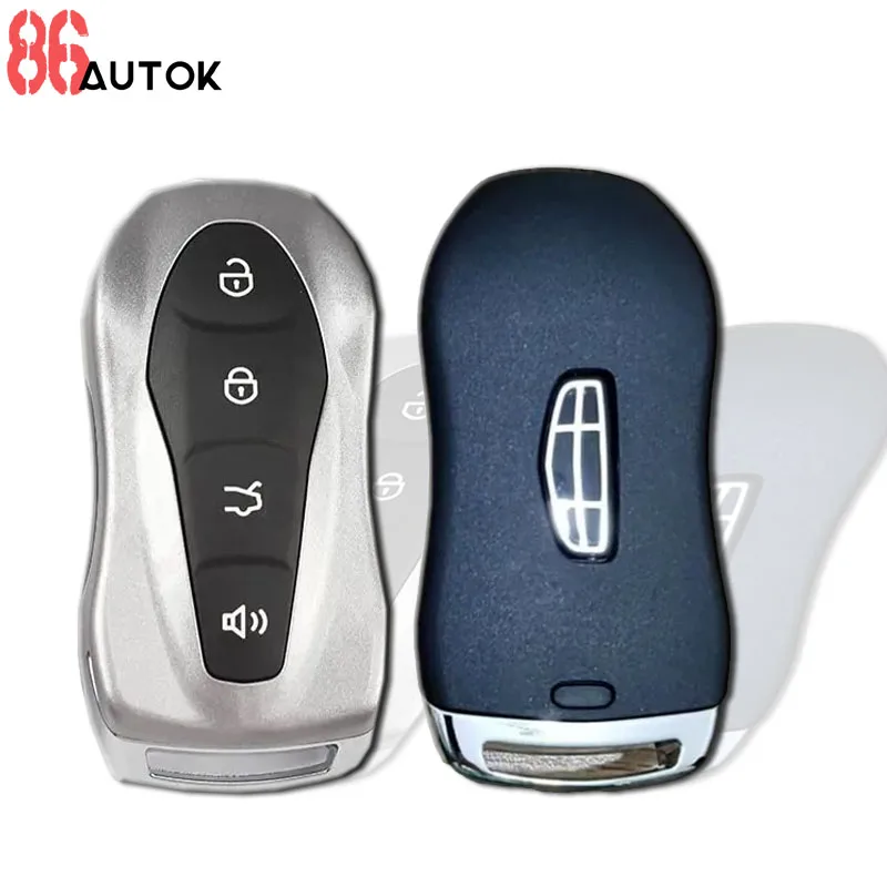 Car Keyless Auto Smart Remote Key OEM Original for Geely Atlas Tugella Azkarra Coolray Boyue Pro Proton Xingyue L 433Mhz 4A Chip