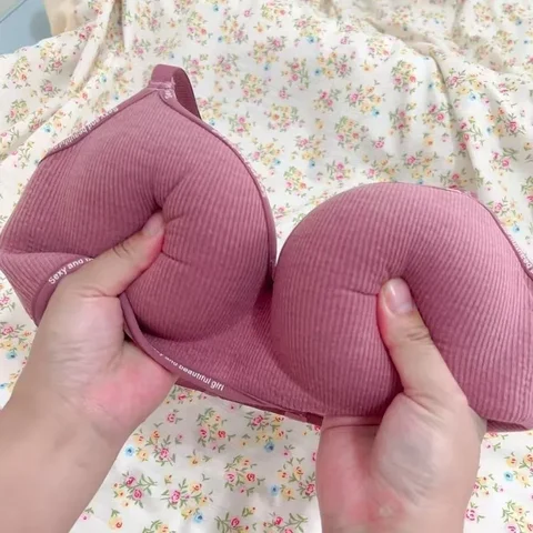 8cm Extreme Push Up Bra for Small Chest AA-A-B Cup Ultra Thick Padding Wireless Bra for Max Lift Deep Plunge Seamless Lingerie
