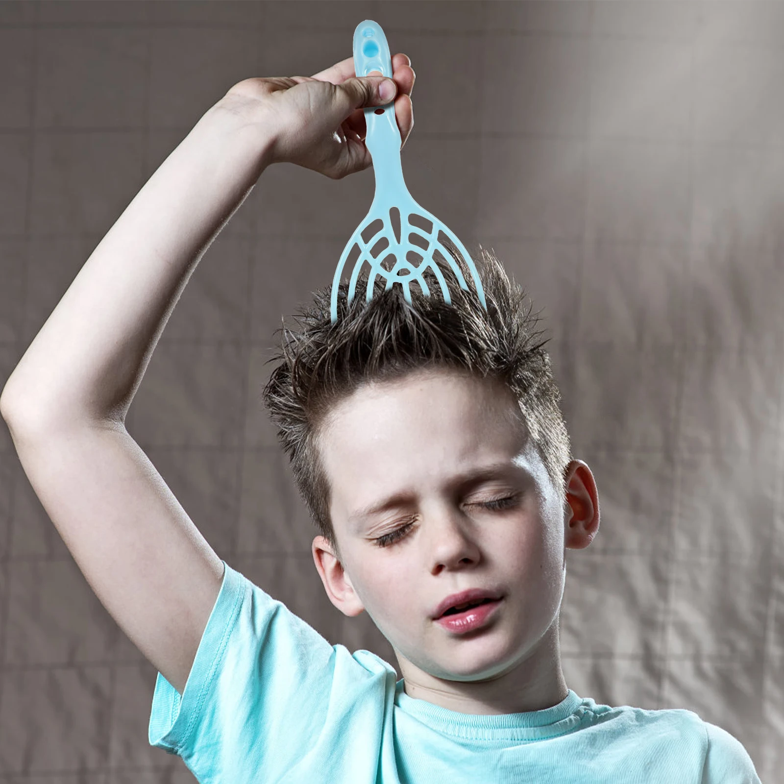 

2pcs Scalp Massager Tool 9 Rolling Balls Head Neck Shoulder Massage Comb Lightweight Durable Hair Body Relaxing Kit Trigger