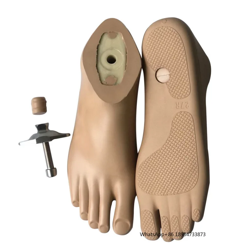 Prosthetic Parts Waterproof & non-slip SACH Foot With Plastic Core With Adapter Prosthetic Foot