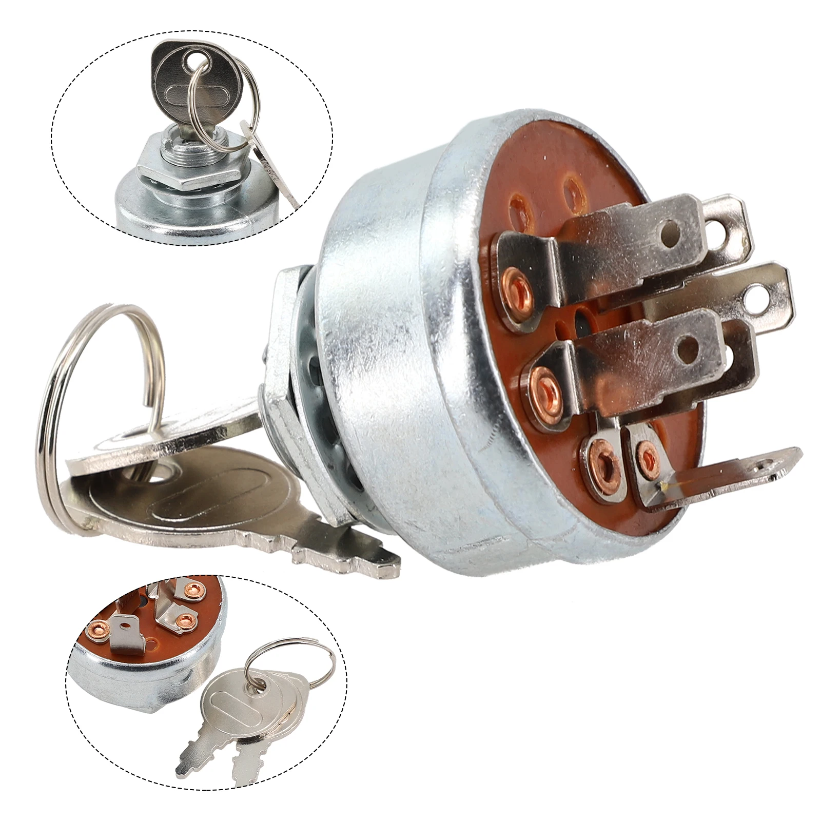 Replacement Ignition Starter Switch With Keys 430954 81000962 11018 Tractor Lawn Mower Ignition Switch Garden Tools