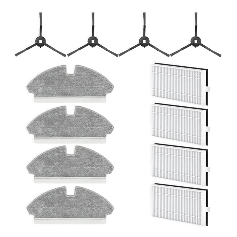 B58B-For Dreame Mova M1 / Trouver M1 Vacuum Replacement Parts Side Brush Hepa Filter Mop Cloth Accessories