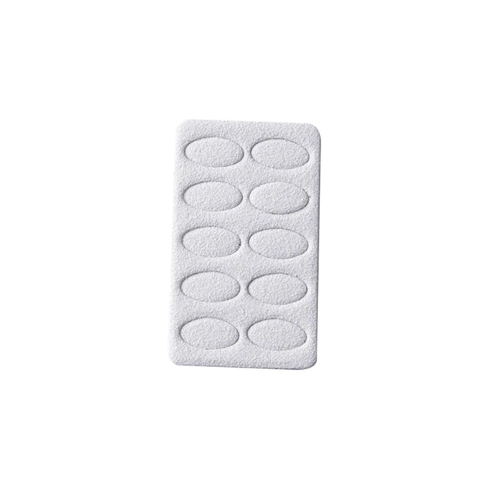 50pcs Pretreat Sanded Nail Pusher Pieces 100Grits Professional Sticky Trimming Patches Detachable Manicure Cuticle Remover Tools