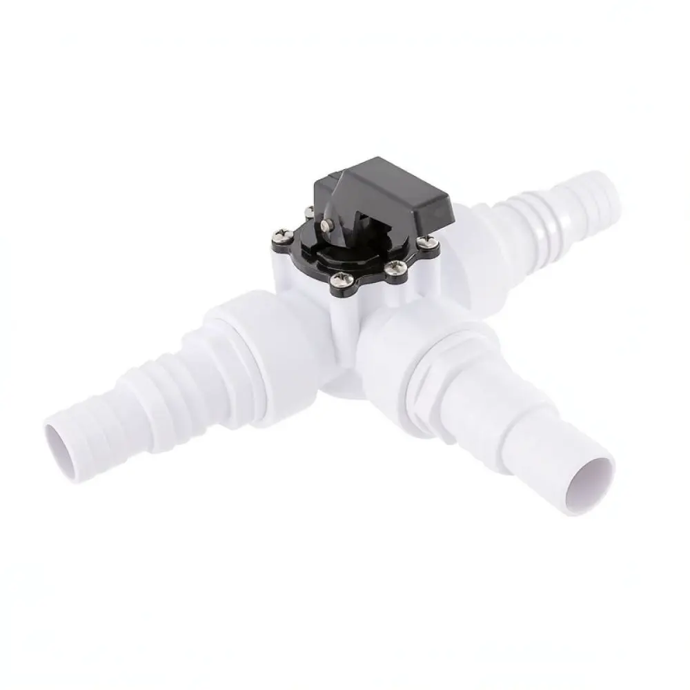 3 Way Water Diverter Valve For Swimming Pool SPA Hose Connector 1 25 Inch 1 5 Inch Plumbing Flow Control Tool