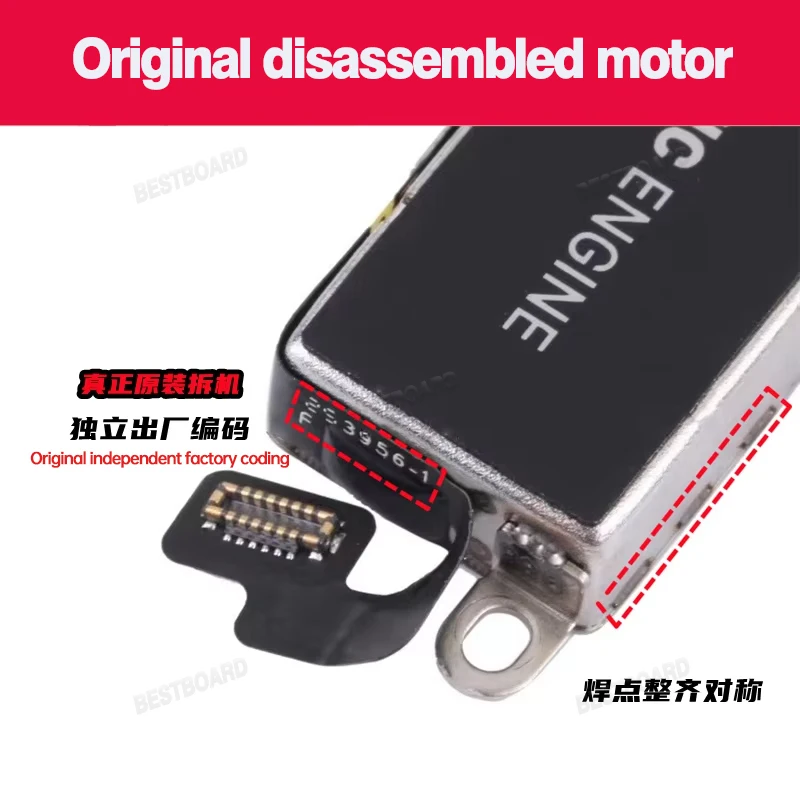 Motor Taptic para iPhone 15 14 13 12 11 Pro Max X XS XR 7 8 Plus, módulo de vibración silenciosa, pieza de repuesto para reparación 2