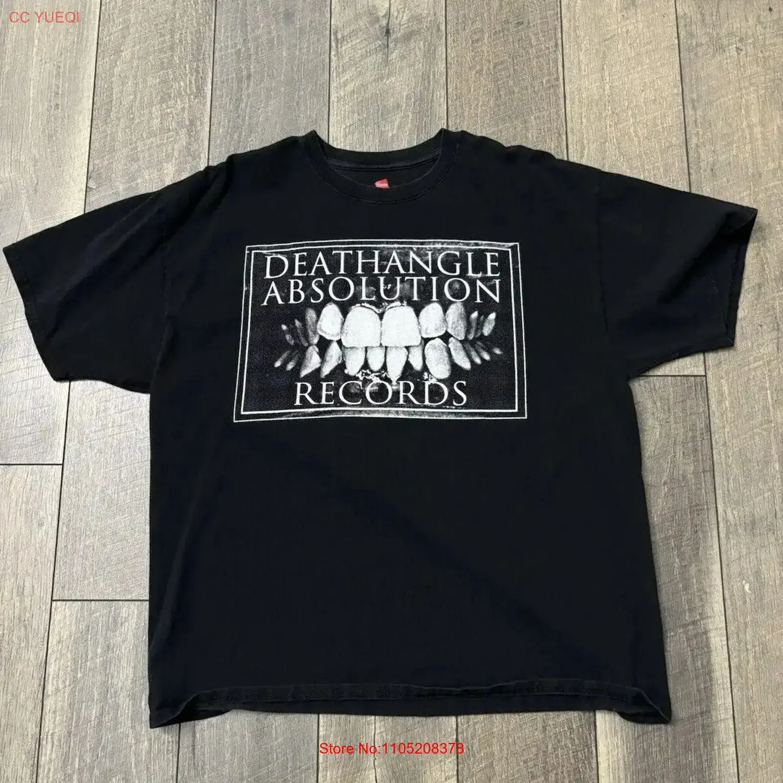 Deathangle Absolution Records T Shirt XL Deathkey Intolitarian Power Electronics vintage Washed graphic Breathable Casual