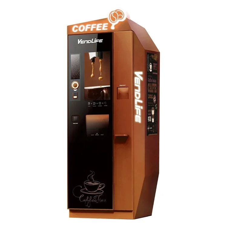 24 Hours Unmanned Self Service Coffee Machine Automatically Vendo Machine Self-service kahve makinesi