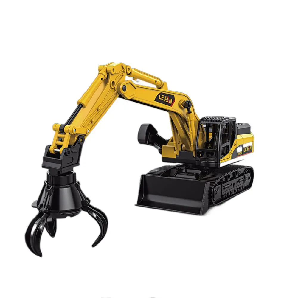 Drill Excavator Engineering Models Cars Vehicle Bulldozer Simulation Crane Plastic Education Inertial Truck Children Gift