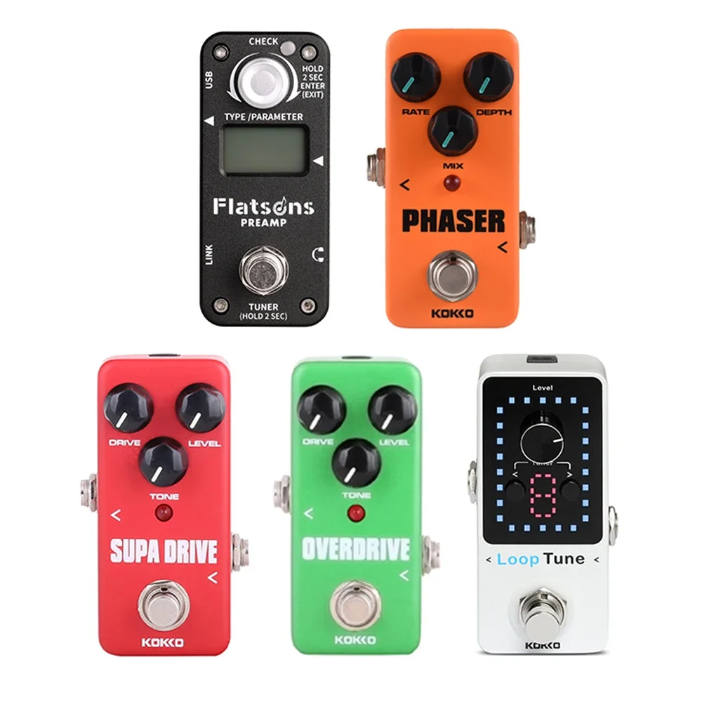 KOKKO دواسة الغيتار الكهربائي متعددة التأثير دواسة الغيتار ضغط/تشويه/المرجان/حلقة التكتيكية لهجة ماتري الغيتار الملحقات #3