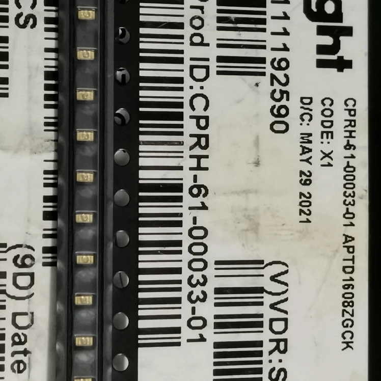 50PCS/APTD1608ZGCK 0603 Emerald green, with lens, concentrating ultra-bright LED