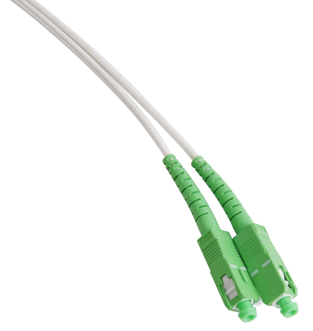 Single Mode Fiber Patch Cord, FTTH Drop Cable com fio de aço, Jaqueta LSZH preta, SCAPC G657A1, interior, 100m