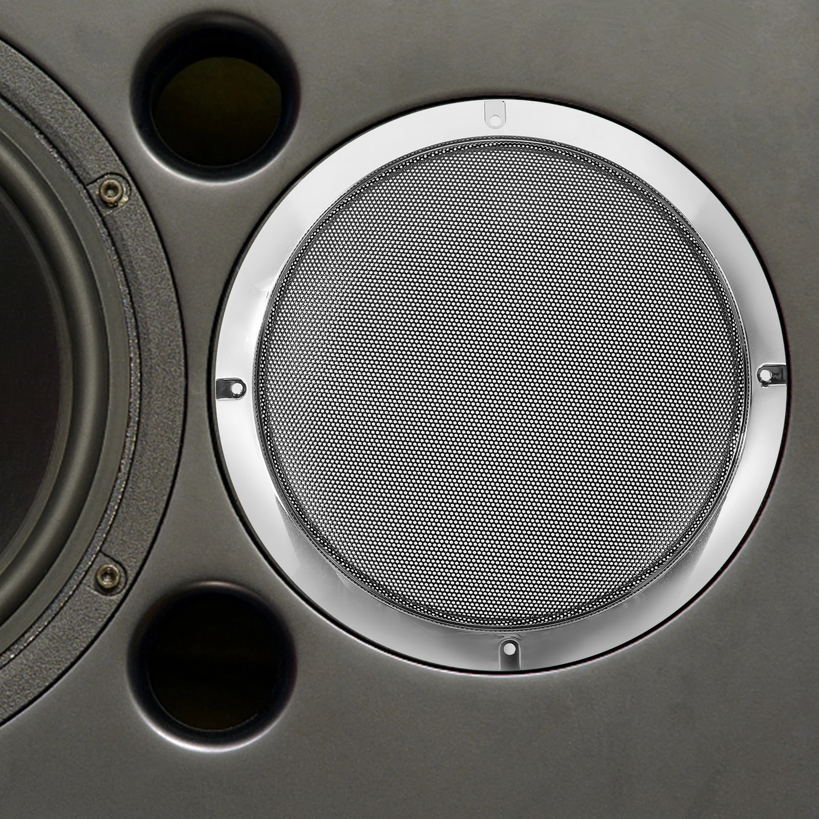 

Car Audio Speaker Decoration Net 8 Inch Electroplated Mesh Cover for Car Subwoofer Protection Grille Speaker Accessories