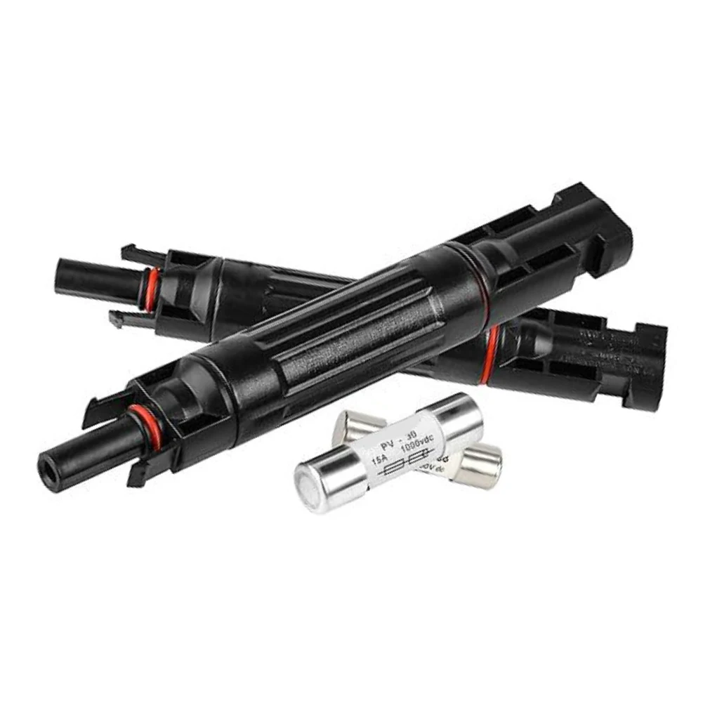 1000V IP67 Solar Fuse Holder Set Male Female Connector For PV System High Voltage Protection PPO Material Electrical Accessories