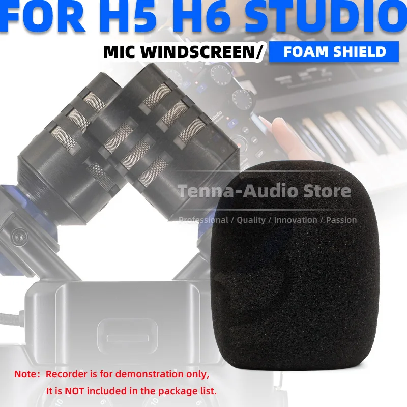 SnapVox, совместимый с ZOOM H5 H6, студийный рекордер, пена H5Studio H6Studio, ветровое стекло, поп-экран, фильтр, губка, крышка лобового стекла