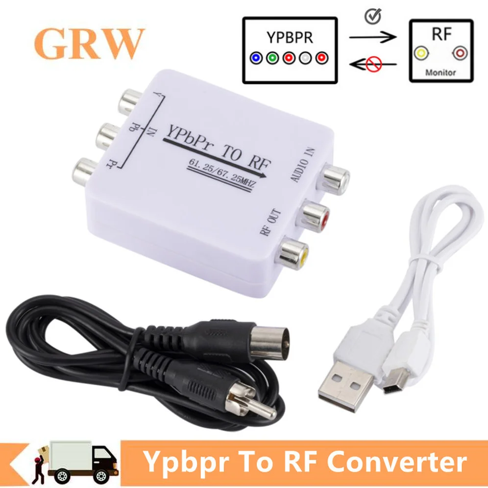 YPbPr 오디오 신호-RF 라디오 변환기 디코더, 라디오 주파수 단일 와이어 변속기 튜너, 디코딩 오디오 케이블 수신