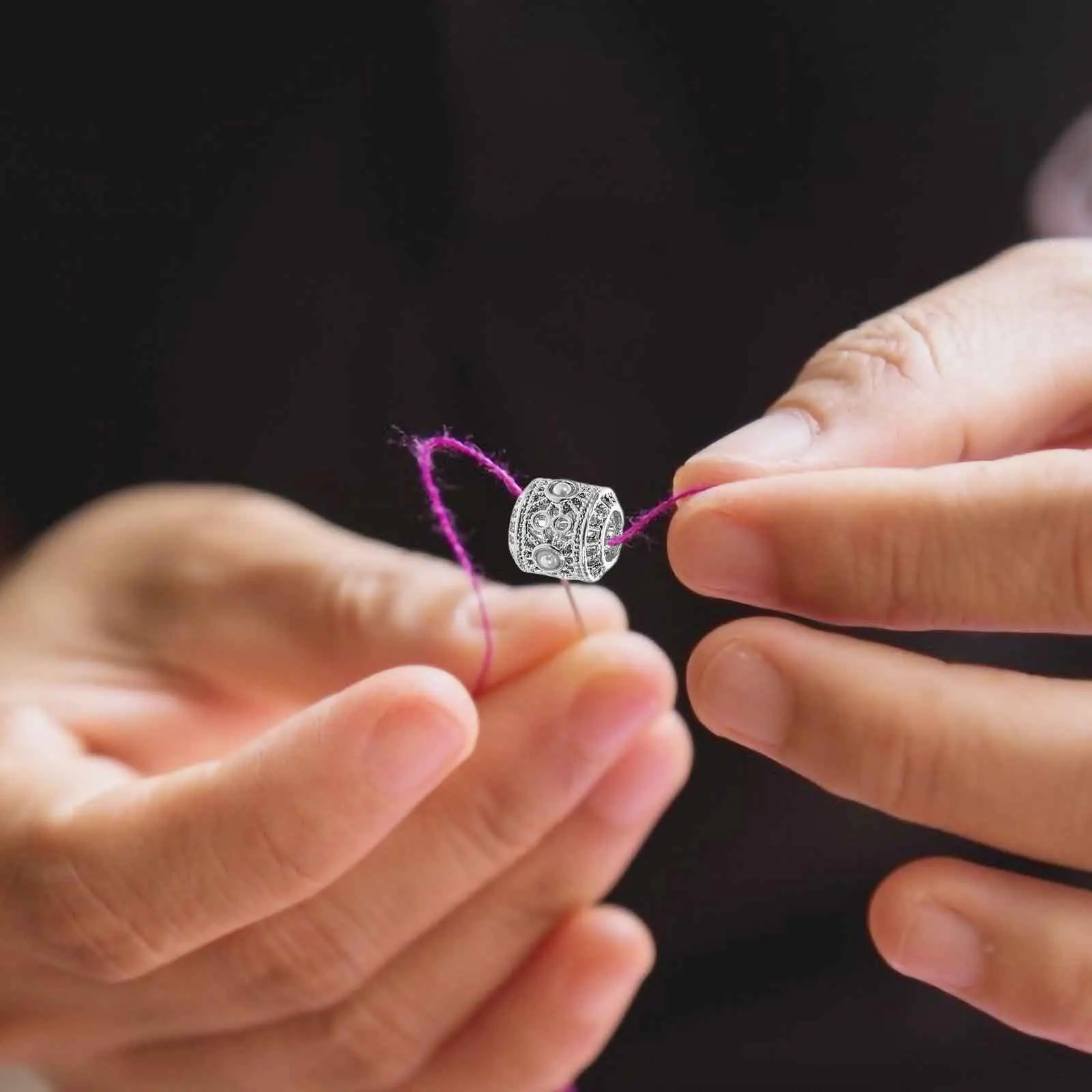 

20 шт., полые этнические бусины в винтажном стиле, цинковый сплав, DIY ювелирные бусины-разделители для браслетов, ожерелья, принадлежности для рукоделия