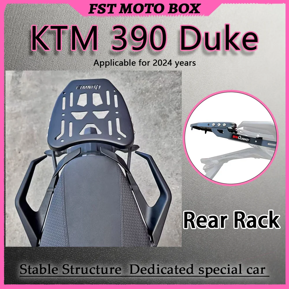 FOR 2024 KTM 390 Duke Rear Rack Modification Integrated Lightweight Design Fully Automatic Thickened Tubing Hollow Structure
