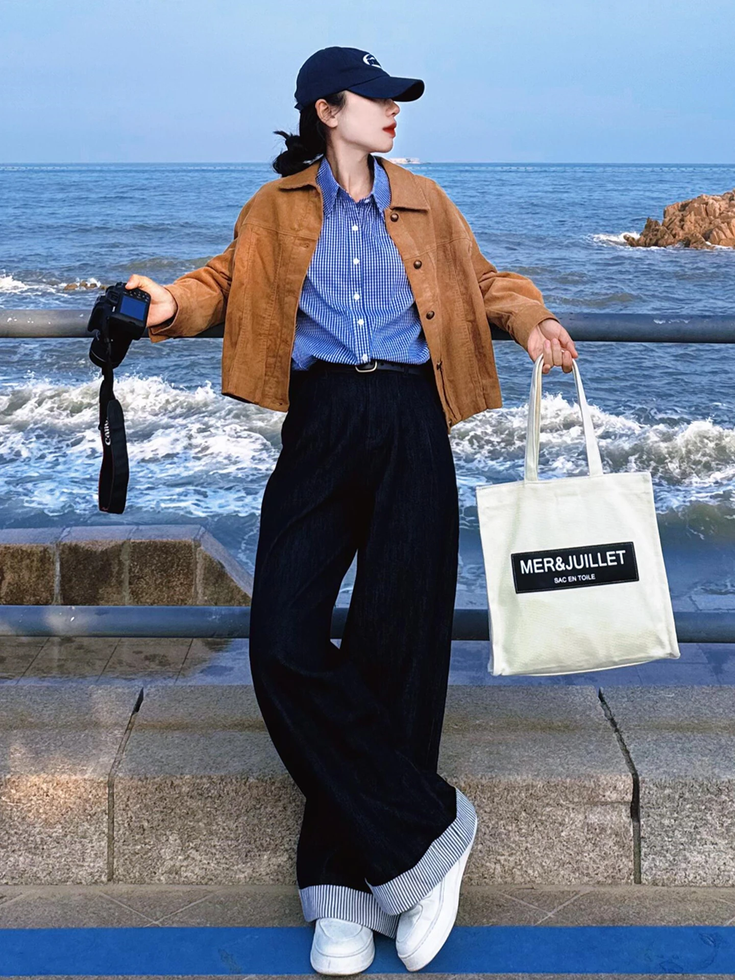 

Женский коричневый пальто-жакет в стиле ретро, осенняя новинка, модный, высококачественный, из полиэфирного волокна