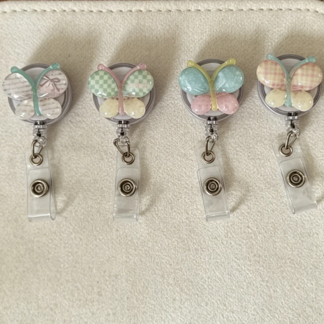 9 Styles of Stretchable and Retractable Badge Lanyard Clips for Doctors, Nurses, and Teachers, Used as Anti-Loss Tools for Nurses and Students, Retractable Badge Lanyards for Medical Professionals, Office Supplies Accessories, Couple Style, Best Friend Gifts