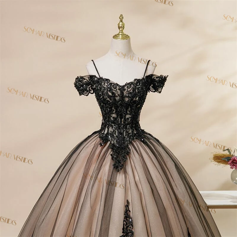 Sonhar Vestidos Classic Lace 15 Quinceanera Dresses Ball Gown Formal Party Dress Real Photo Birthday Dress Customized Prom Gown