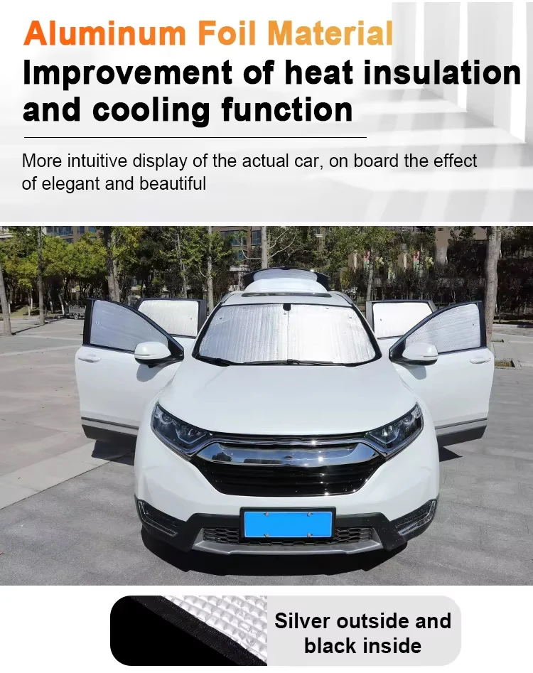 Car Sunshades For Nissan Qashqai J10 Accessories 2007-2013 Windshield Sunshade Visor Anti-UV Protection Cover Auto Accessories