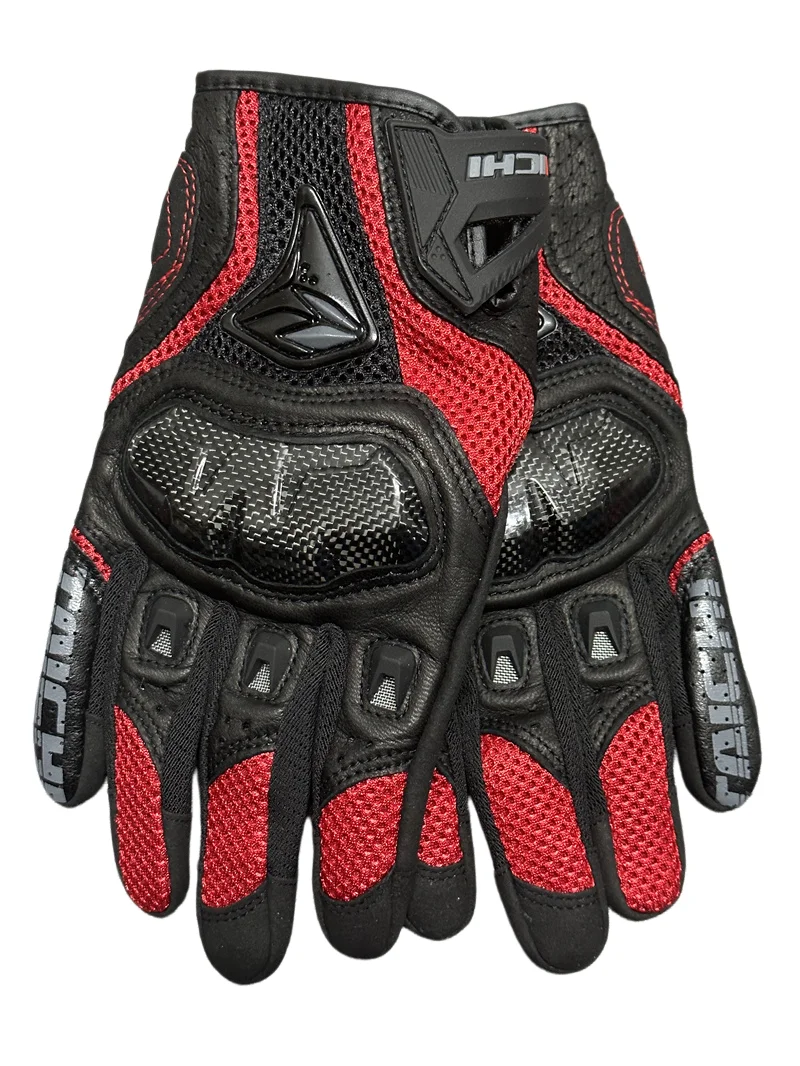 Herren-Motorradhandschuhe aus echtem Leder, RST390 391, Motocross-Rennhandschuhe, vier Jahreszeiten, Touchscreen, kompatibel mit Moto Guantes – Detail 17