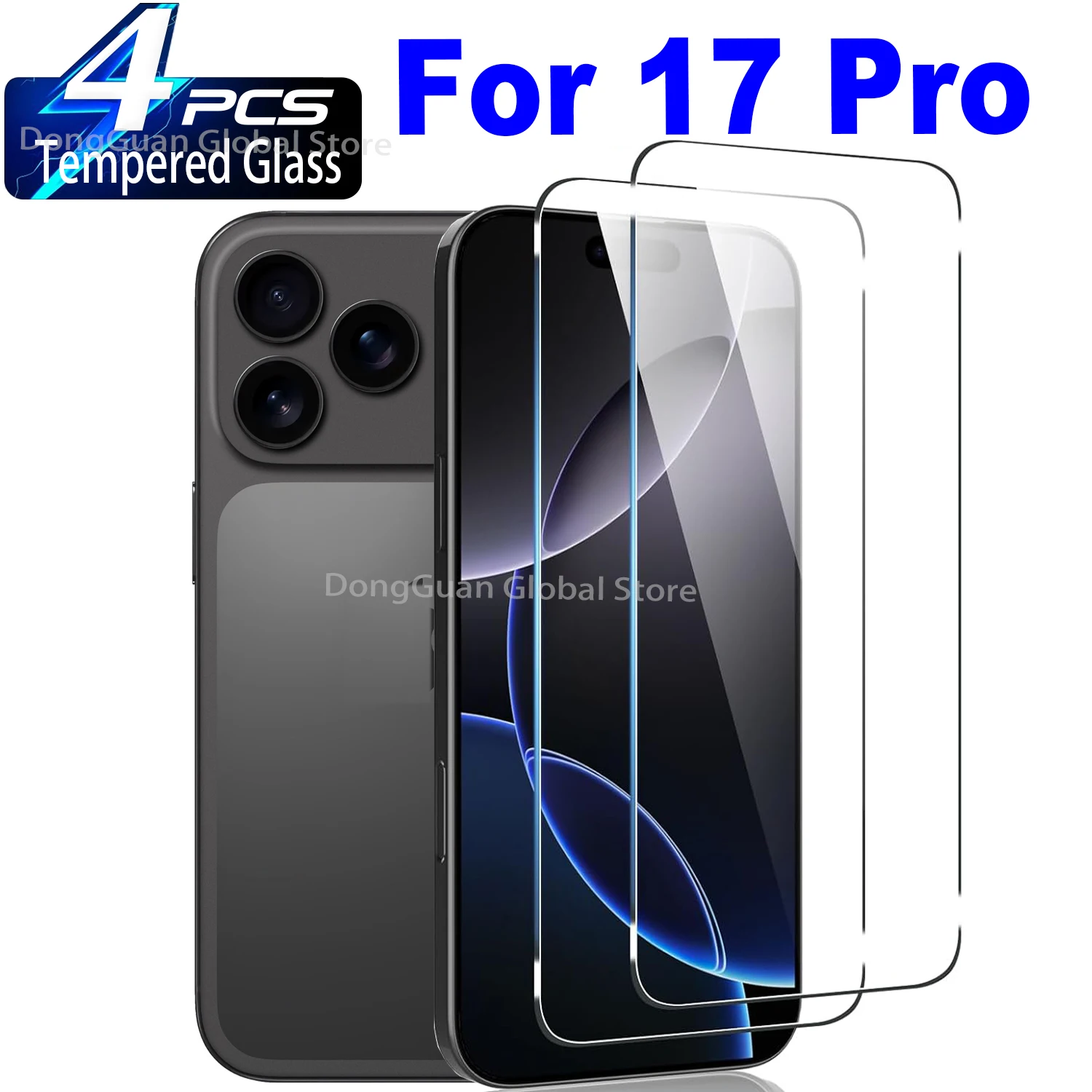

For iPhone 17 Pro Tempered Glass