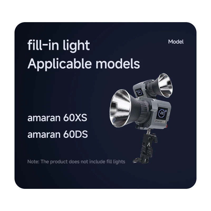 FOR Amaran 60DS/60XS handheld live broadcast fill light  power adapter charger