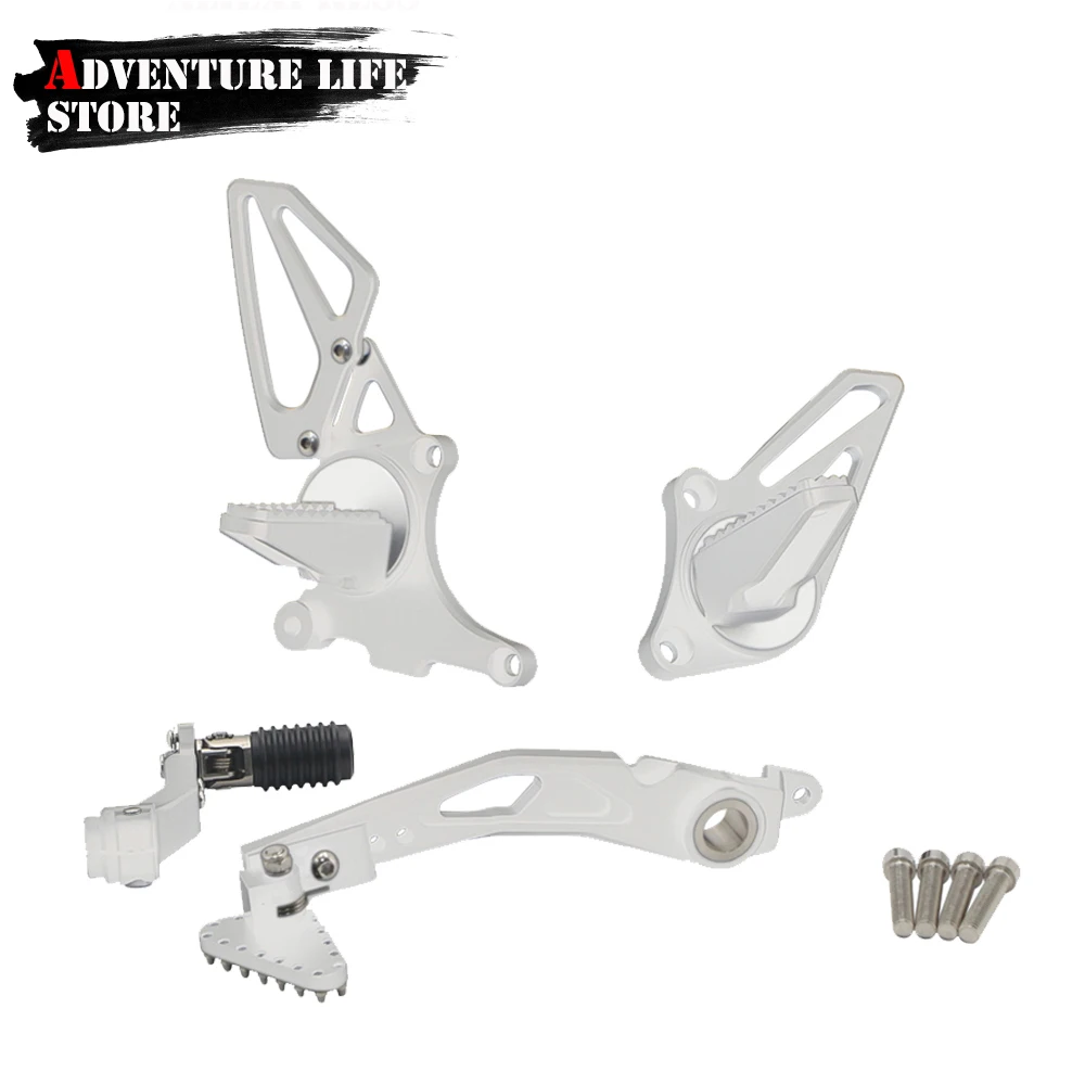 

For R NINE T R9T RNINET R NINET CNC Adjustable Folding Rearset Footrest Rear Foot Brake Lever Pedal Gear Shift Lever One Set