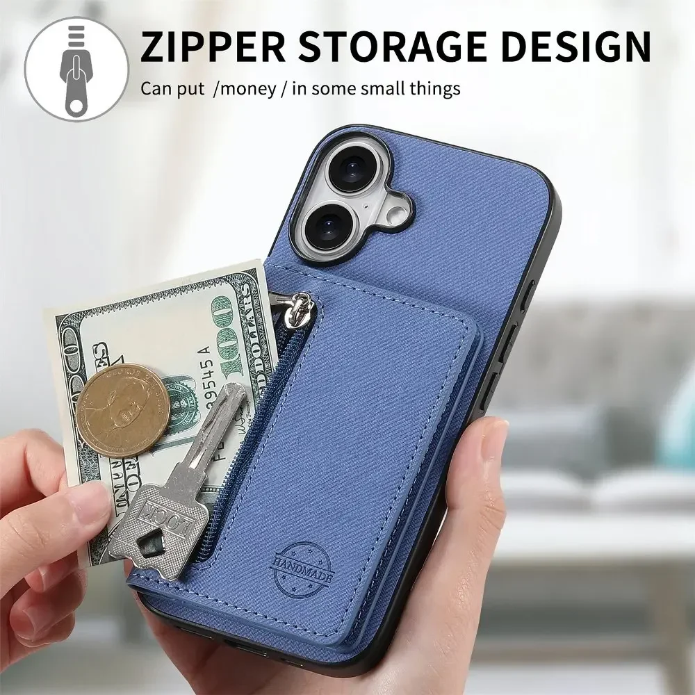 الكلاسيكية سستة المحفظة المغناطيسي فليب بطاقة حالة الهاتف غطاء لسامسونج غالاكسي S25 S24 A56 A55 A54 A53 A52 A36 A35 A34 A33 A32