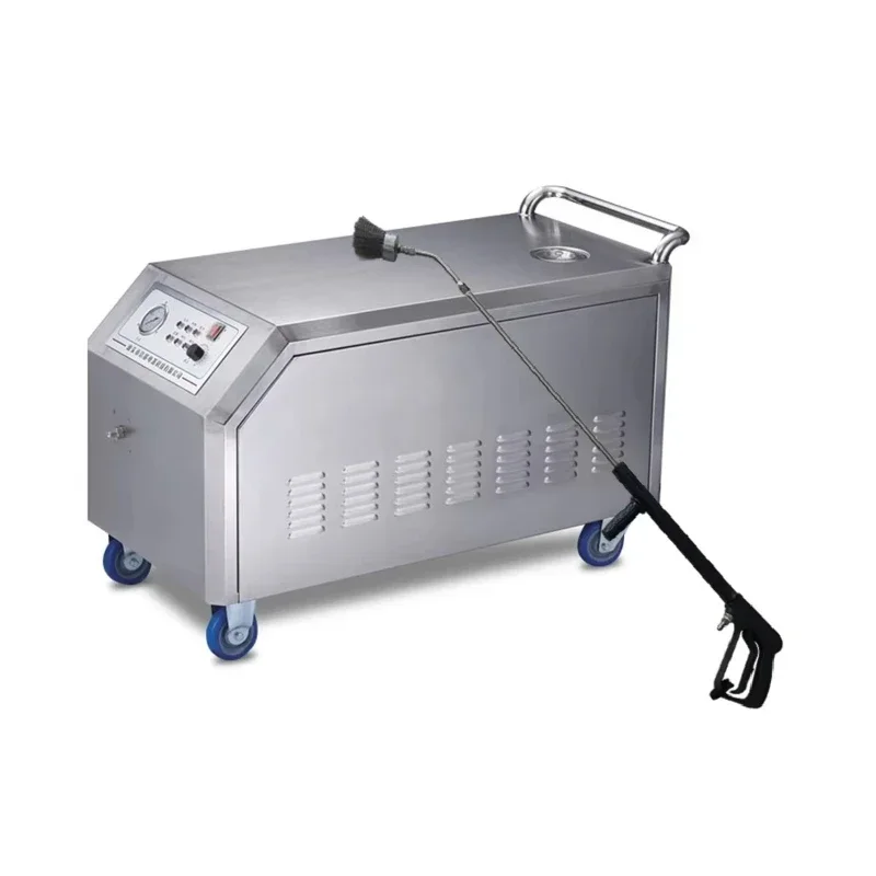 Industrial high-pressure steam cleaners for cleaning oily tools and equipment parts